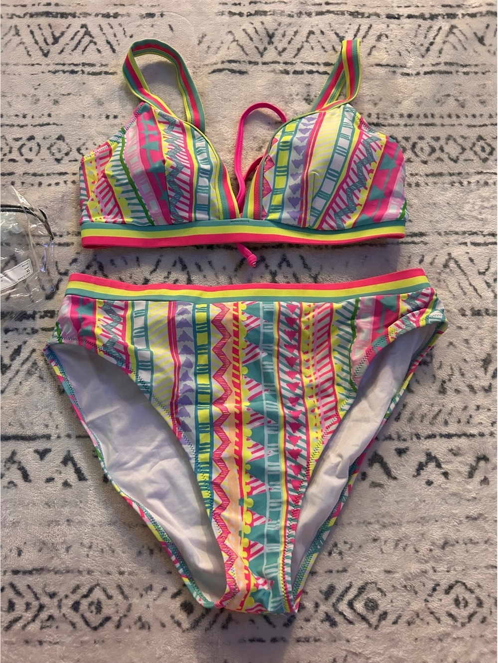 Popvil Women's Two-Piece Bikini Swimsuit Set XL
